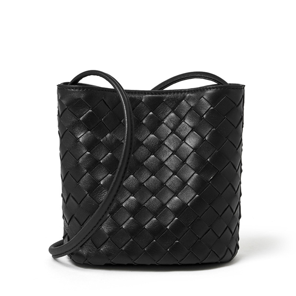 Odette woven leather bag